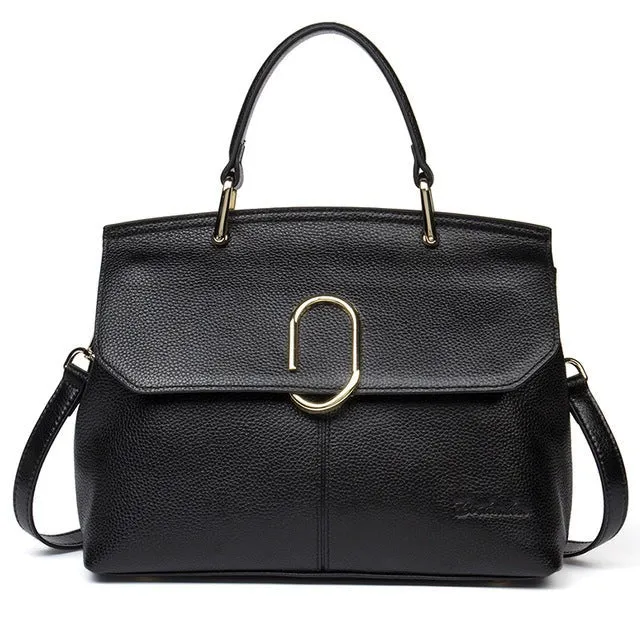 ☀ Women's Genuine Leather Designer Handbag