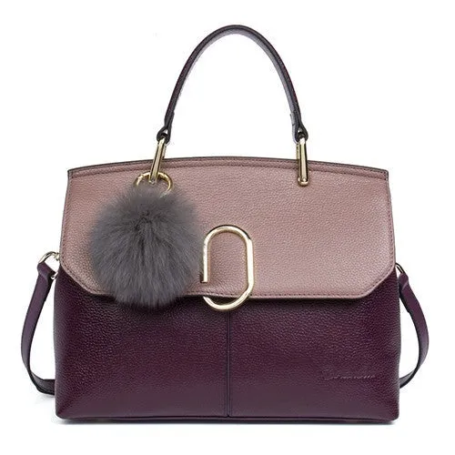 ☀ Women's Genuine Leather Designer Handbag
