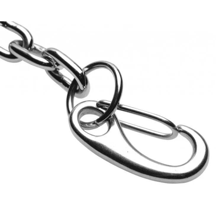 0236M   Ball Stretcher Hook with Weights Extreme Male Testicle Stretching & CBT Device