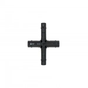 16mm Barbed Cross Fitting