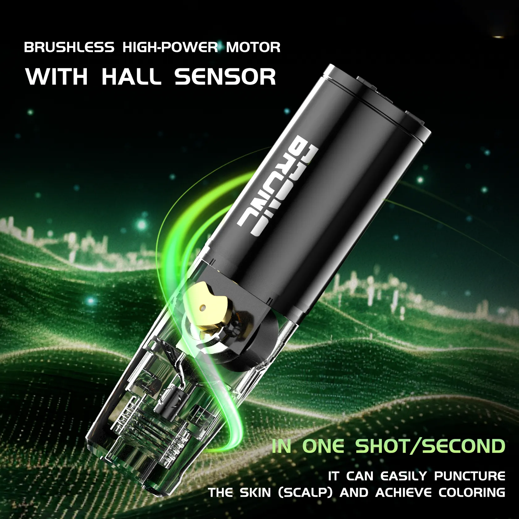 2024 BRONC Tattoo Pen Machine GHOST SMP Wireless