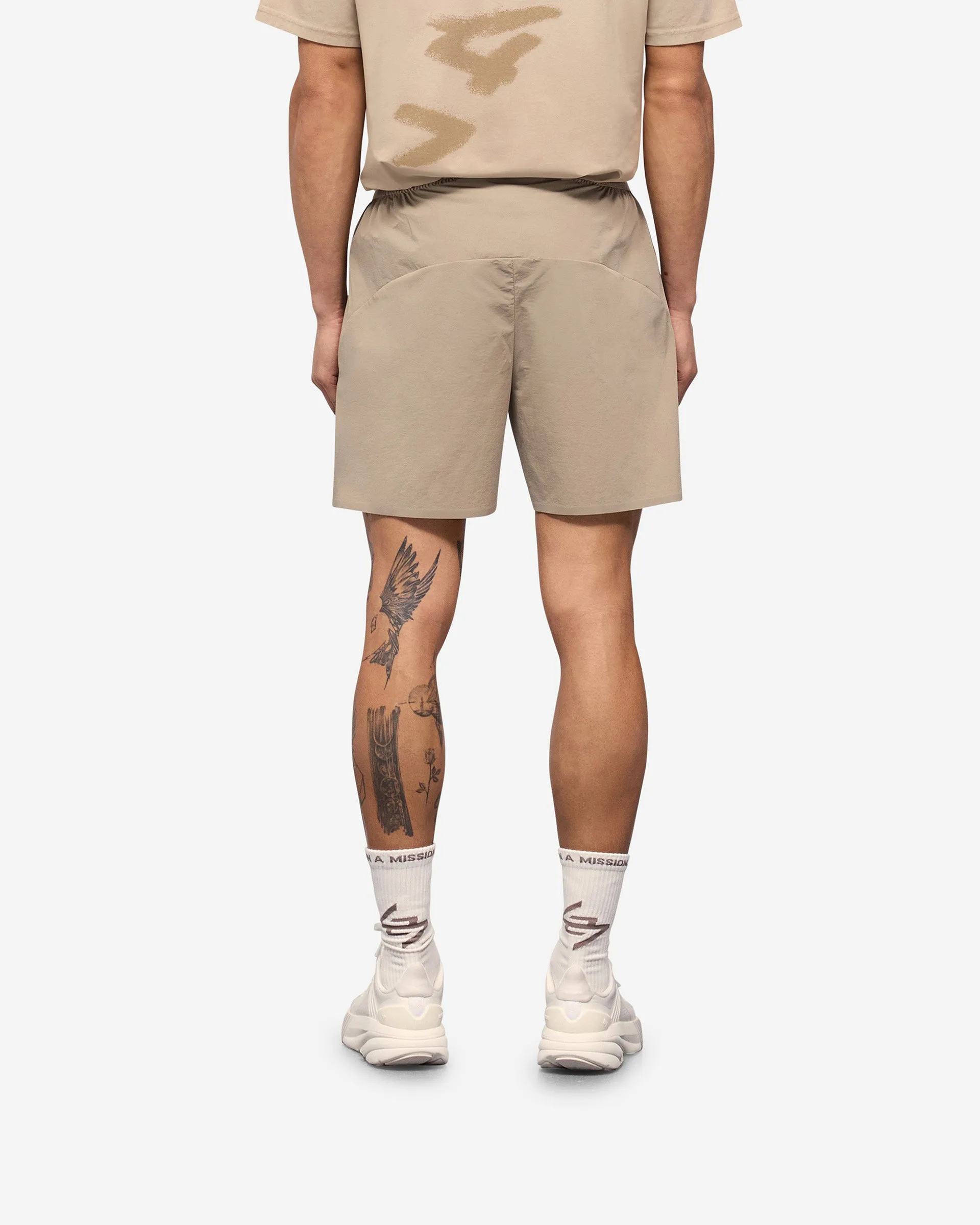 247 Training Shorts - Pebble
