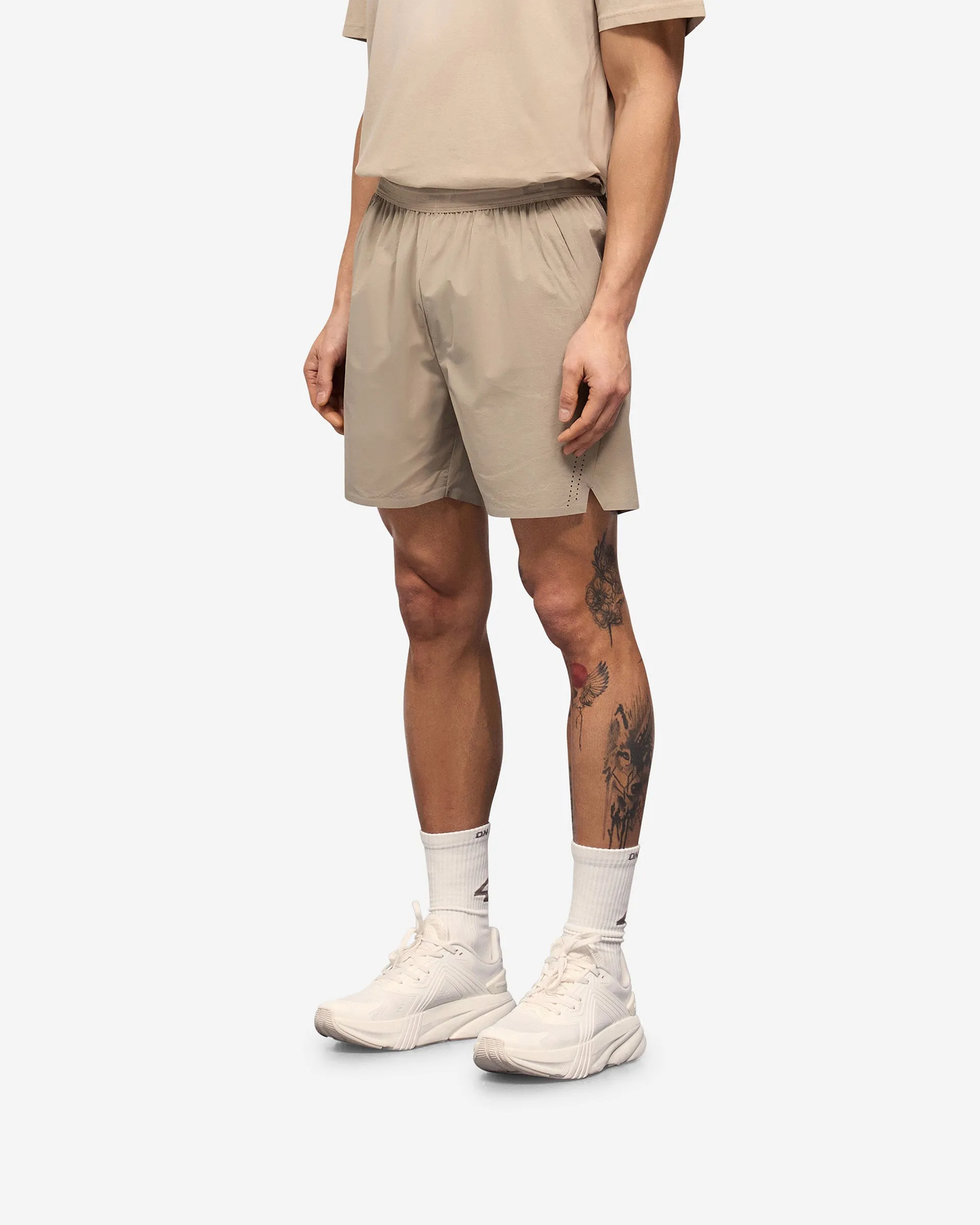 247 Training Shorts - Pebble