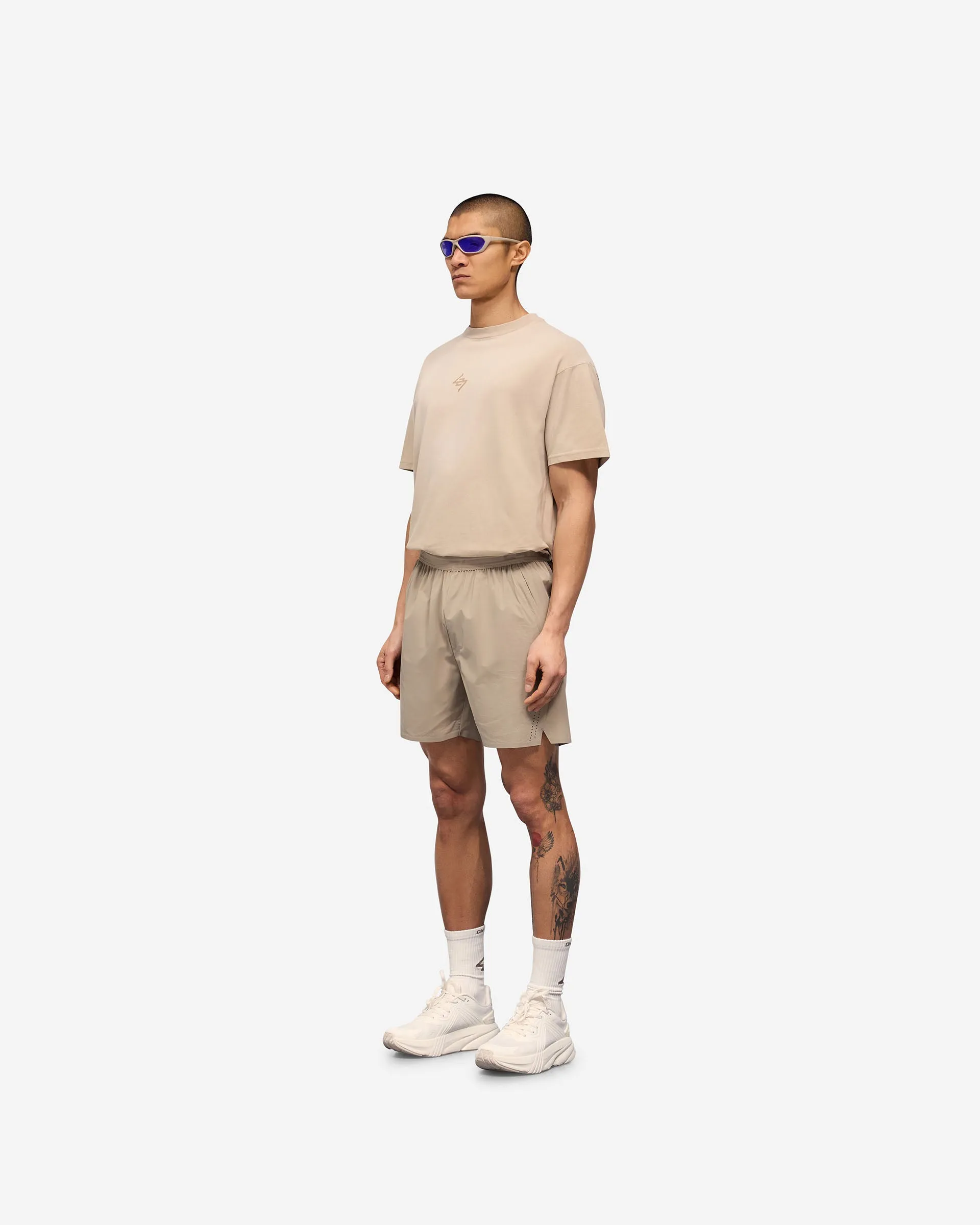 247 Training Shorts - Pebble