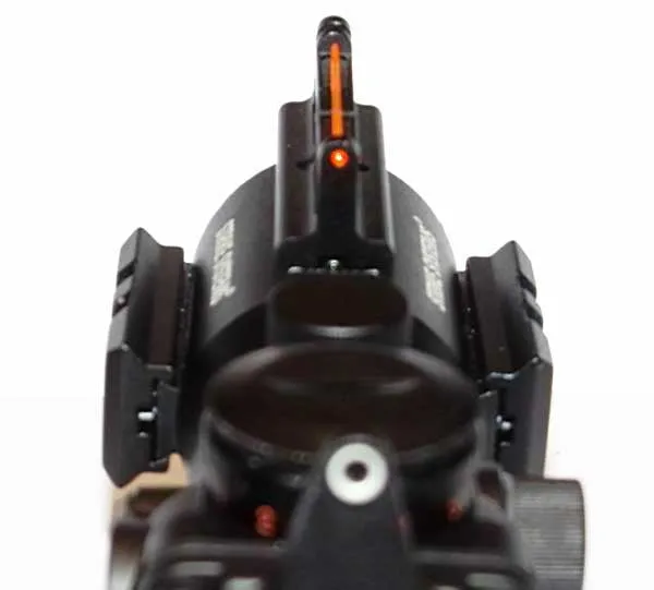 4x32 Scope w. red/green cross and fibreoptics