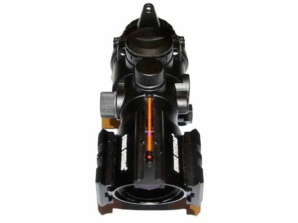 4x32 Scope w. red/green cross and fibreoptics