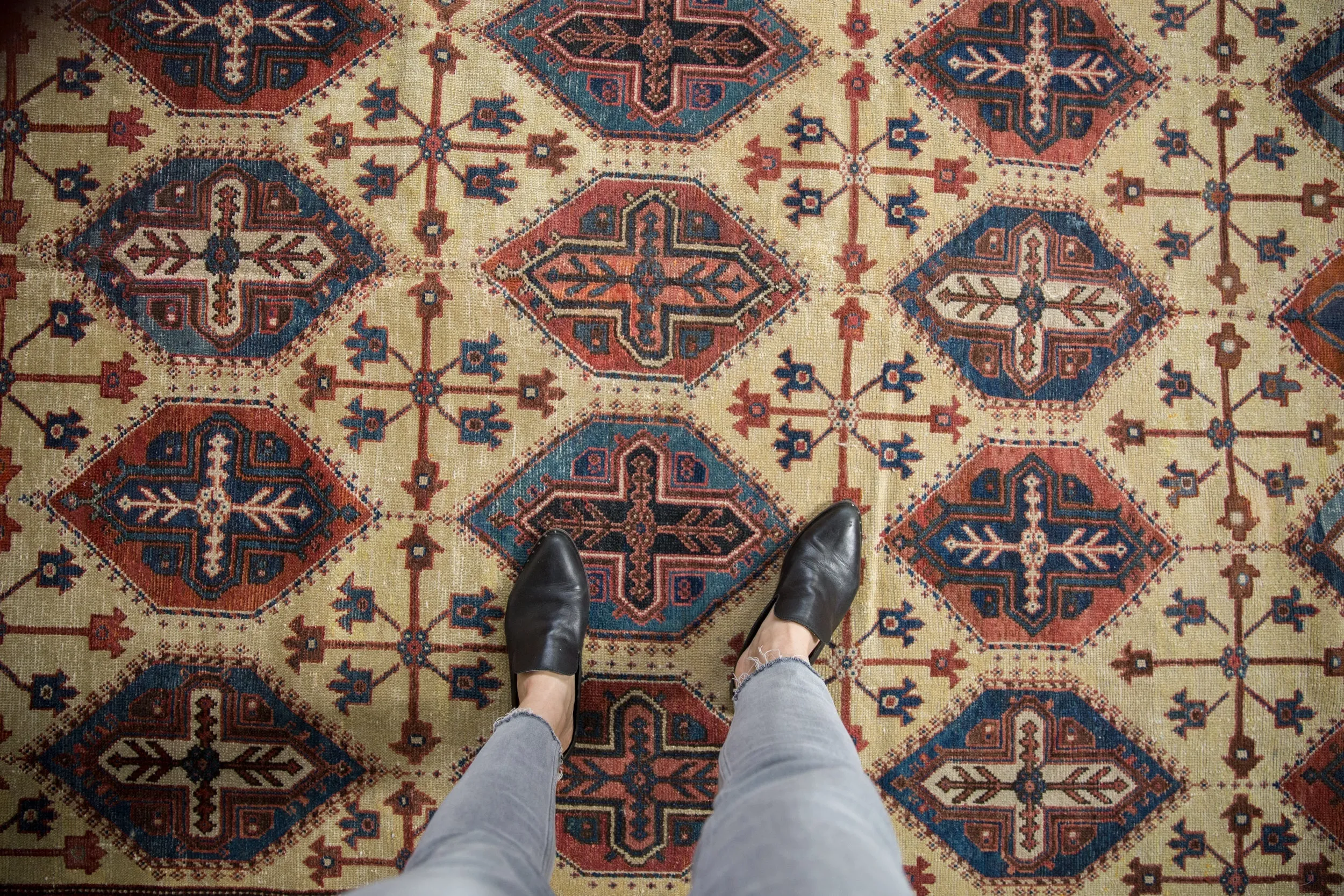 6.5x10.5 Vintage Northwest Persian Carpet