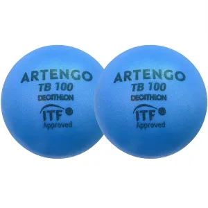 7cm Foam Tennis Ball TB100 Twin-Pack
