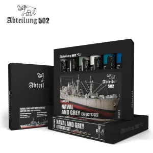 Abteilung 502 High Quality Oil paint - Naval and Grey effects set