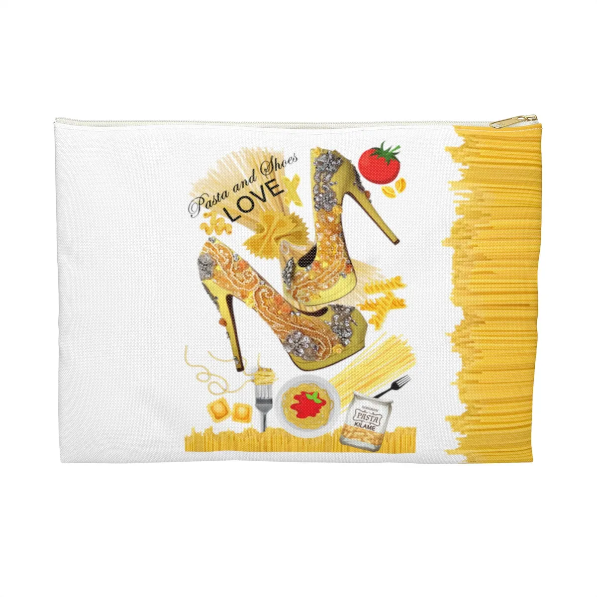 Accessory Pouch 'Pasta and shoes'