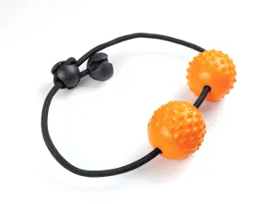 activelife - HighTrainer, Double Lacrosse Balls Massager for Deep Tissue Massage, Gaming Accessory for Comfort, Stretching and Exercise Resistance Band for the Back, Neck and Shoulders,  Muscle Recovery and Pain Relief Tool