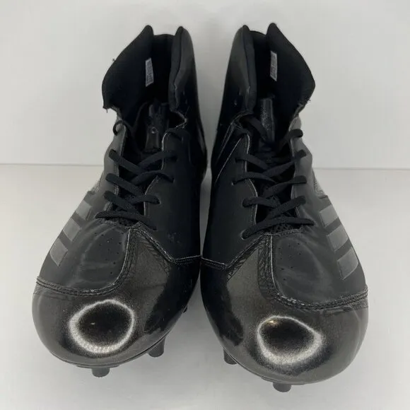 Adidas Freak Carbon High-Top Men's Size 17 Football Cleats Solid Black BW0868