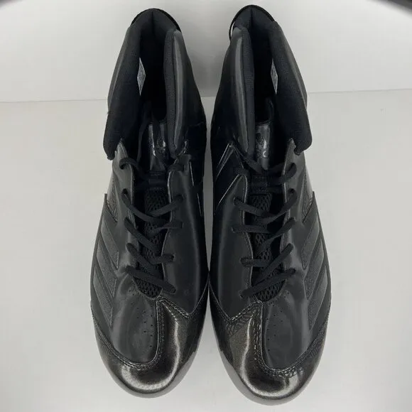 Adidas Freak Carbon High-Top Men's Size 17 Football Cleats Solid Black BW0868
