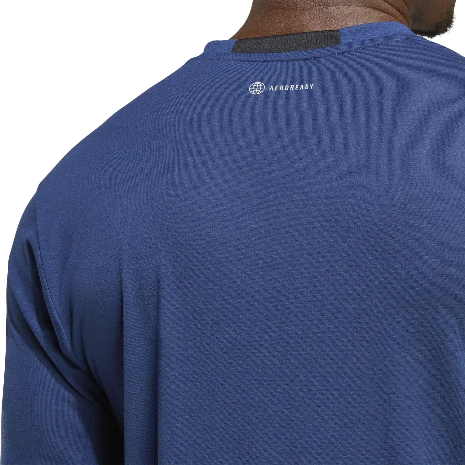 Adidas Men Designed For Training Tee Dark Blue IC2017