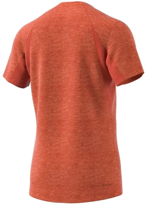 ADIDAS Mens Freelift Badminton T-Shirt - Red