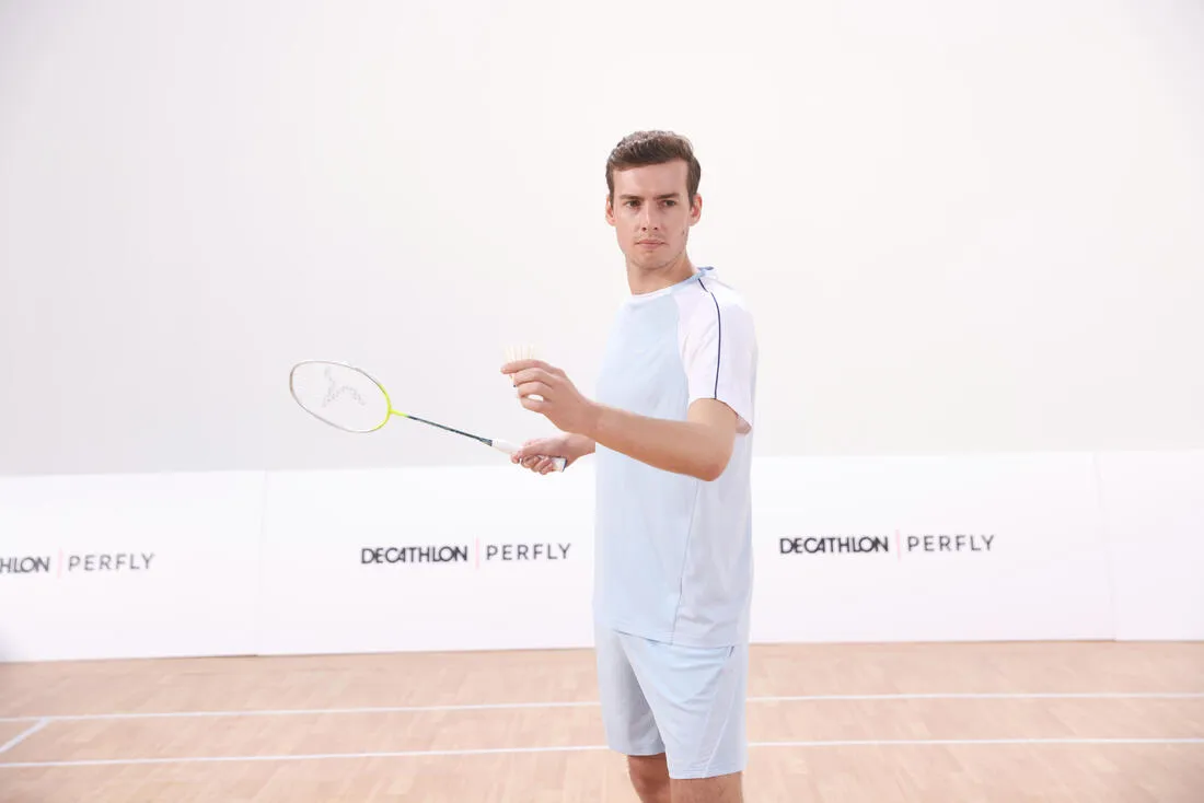 ADULT BADMINTON RACKET BR SENSATION 190 YELLOW GREEN