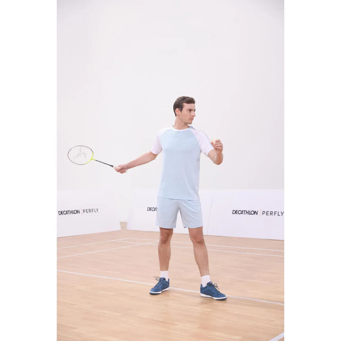ADULT BADMINTON RACKET BR SENSATION 190 YELLOW GREEN