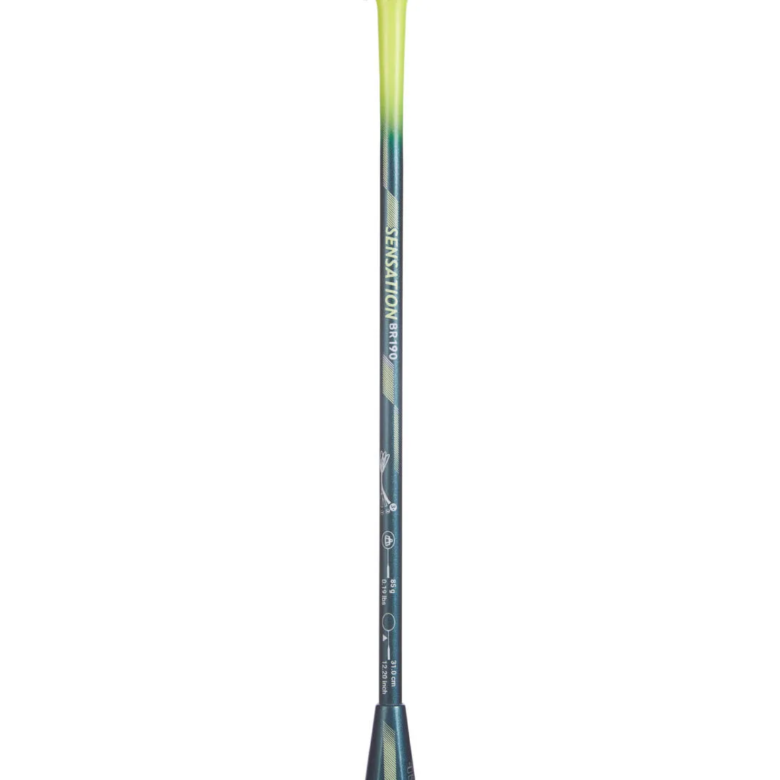 ADULT BADMINTON RACKET BR SENSATION 190 YELLOW GREEN