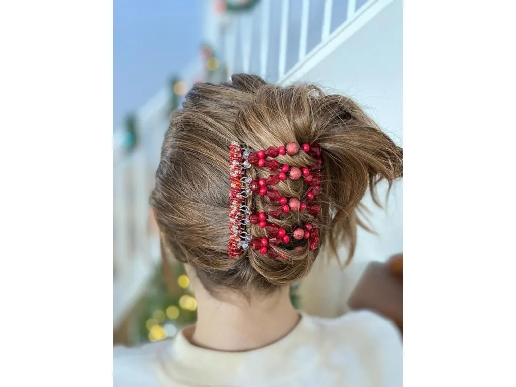 African Butterfly Wire Hair Clip - 9 Tong 644