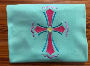AGD 9844 Easter Cross Filled
