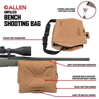 Allen Unfilled Shooting Bench Bag