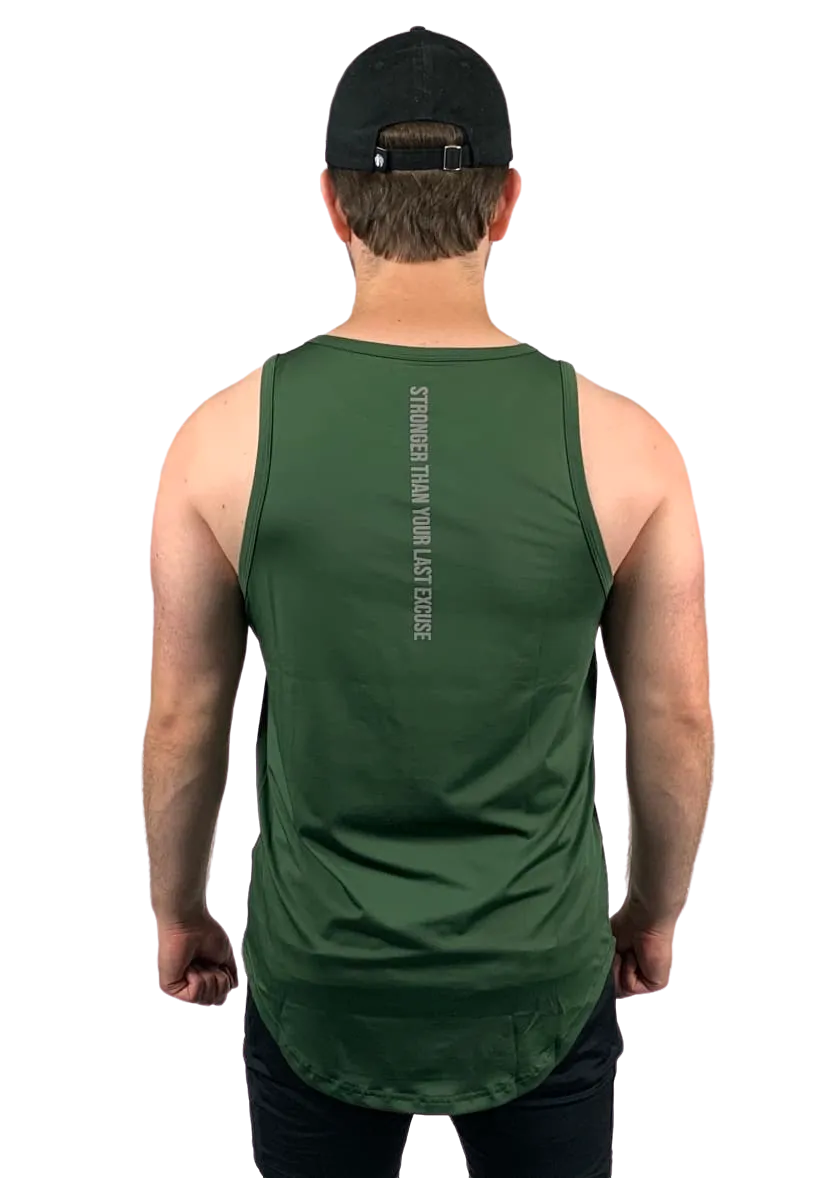 Ambition Training Tank - Dark Military Green
