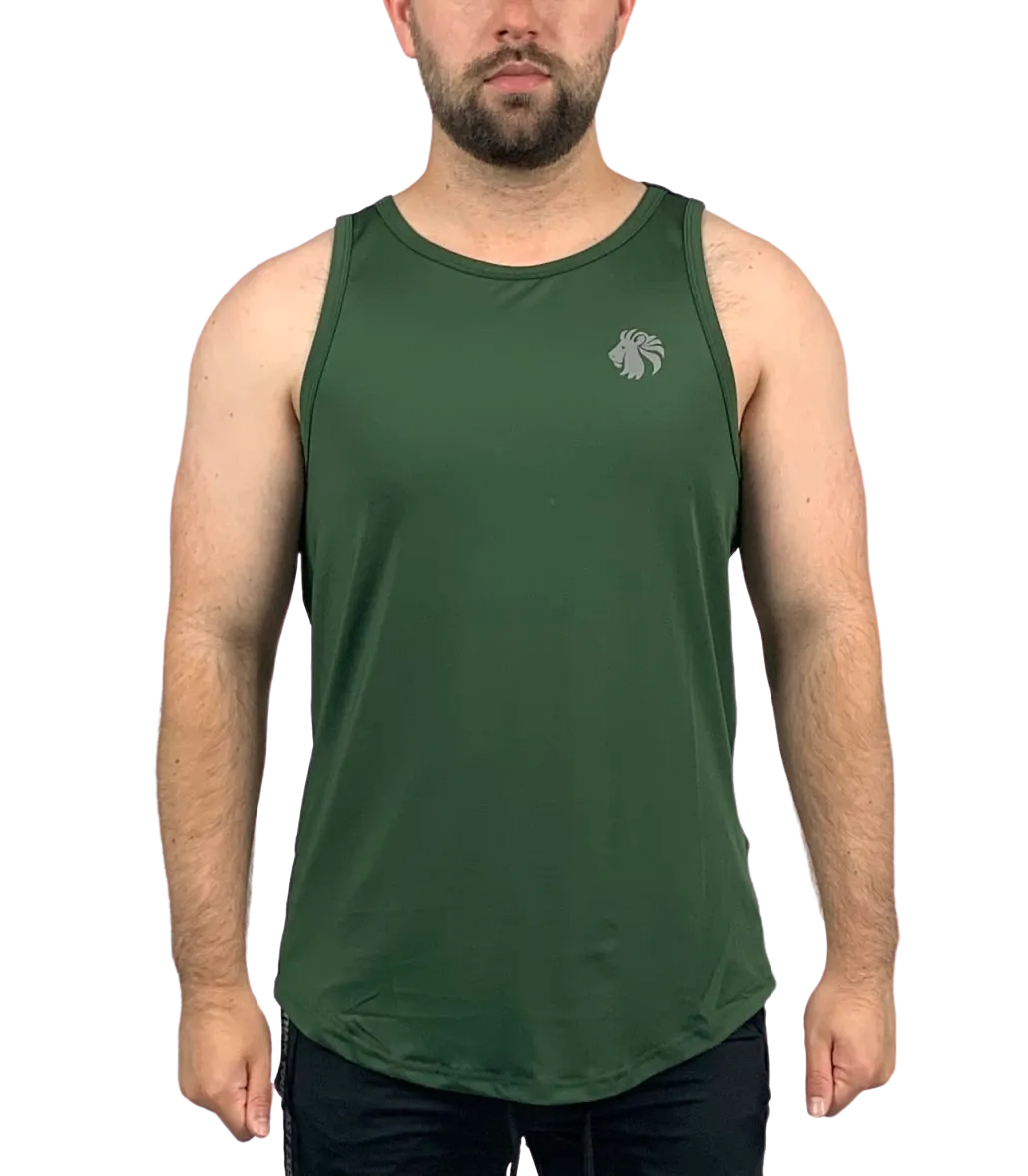 Ambition Training Tank - Dark Military Green