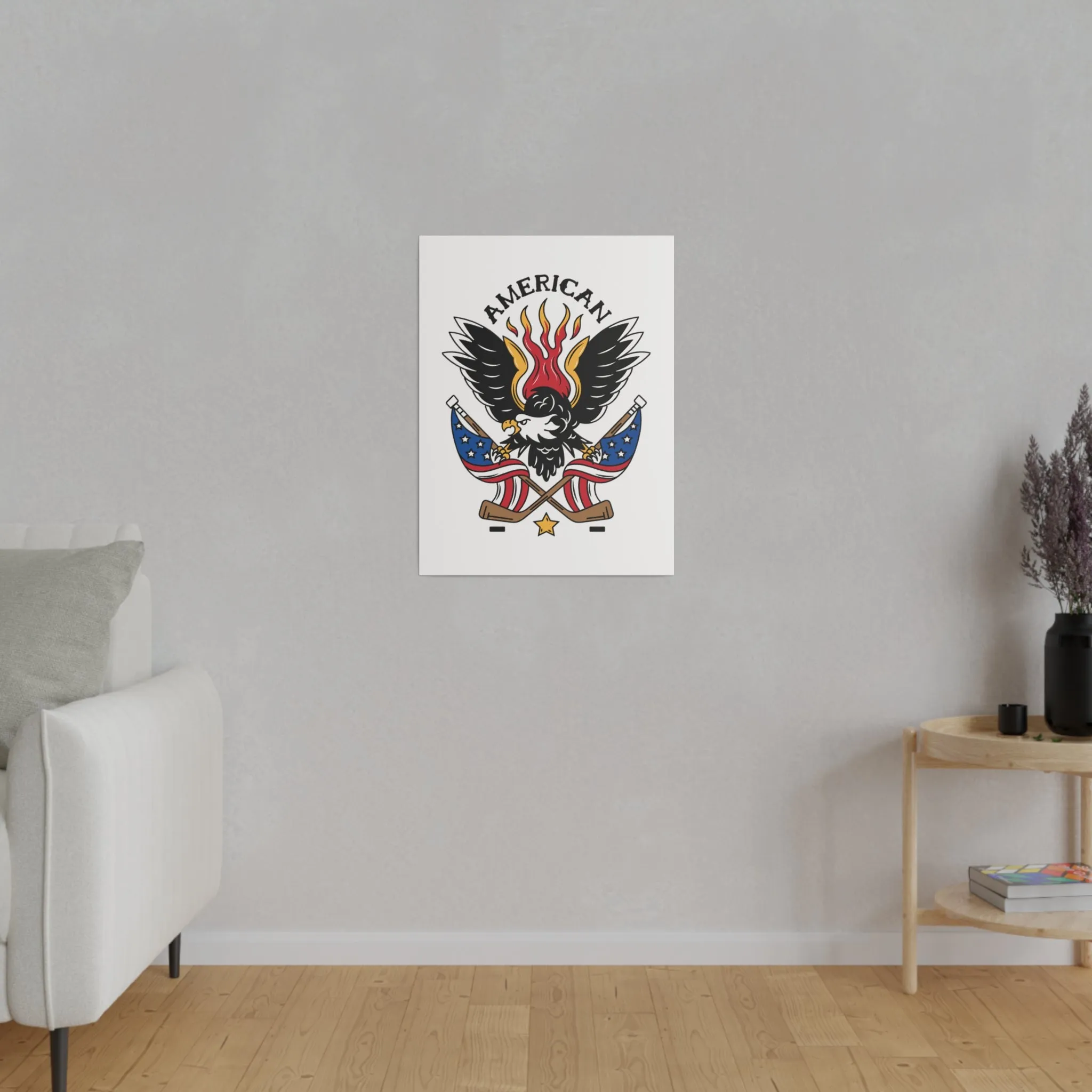 AMERICAN STRETCHED CANVAS