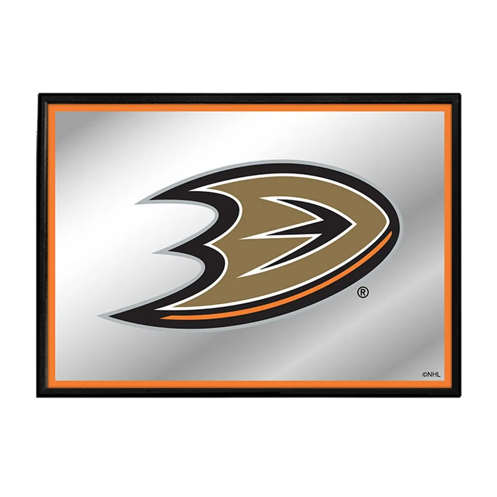Anaheim Ducks: Framed Mirrored Wall Sign