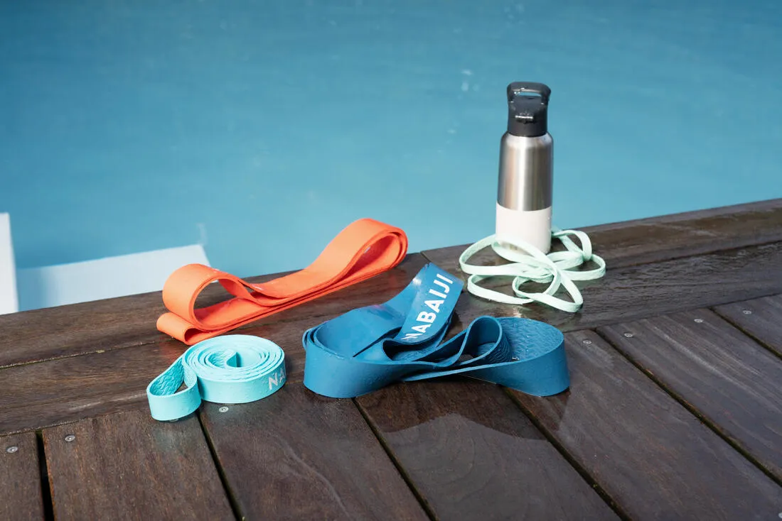 Aquagym aquatic elastic training band 15KG Blue