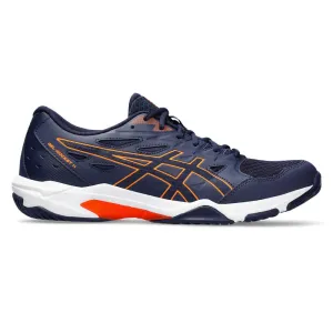 Asics Gel Rocket 11 Men's Indoor Court Shoe (Peacoat/Orange)