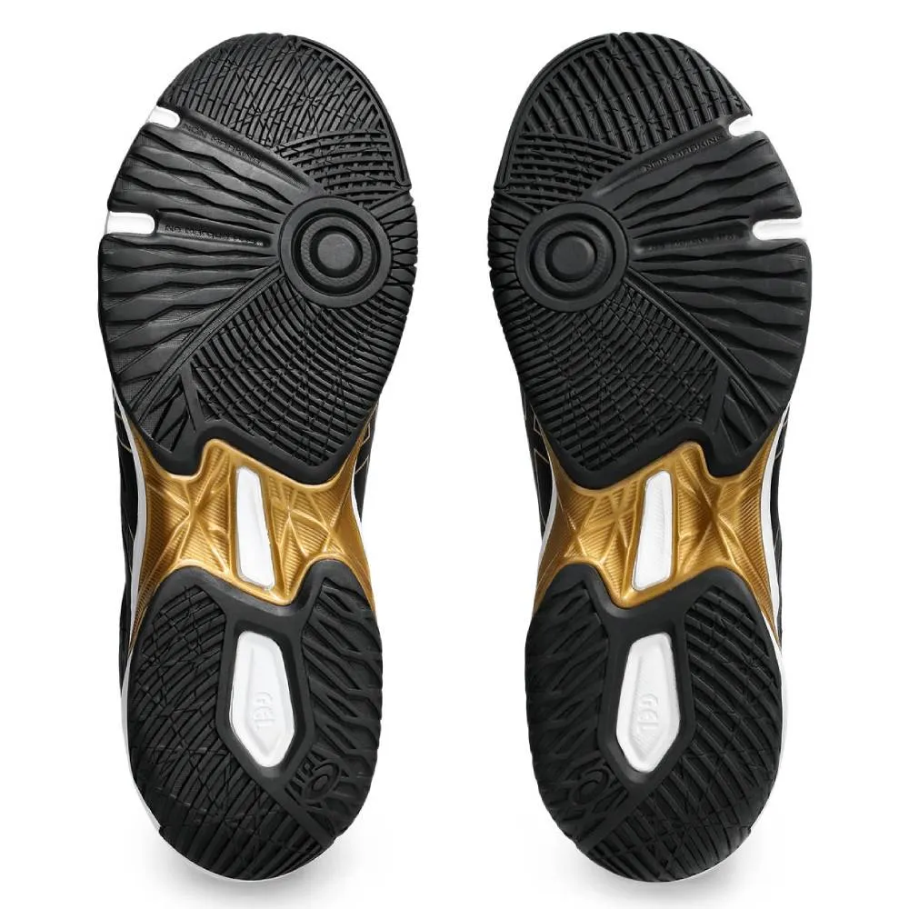 Asics Gel Rocket 11 Wide Men's Indoor Court Shoe (Black/Pure Gold)