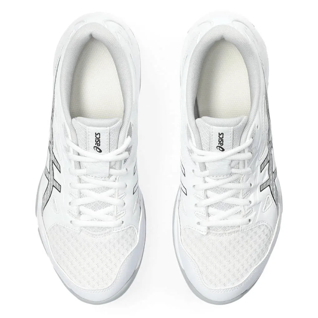 Asics Gel Rocket 11 Women's Indoor Court Shoe (White/Silver)