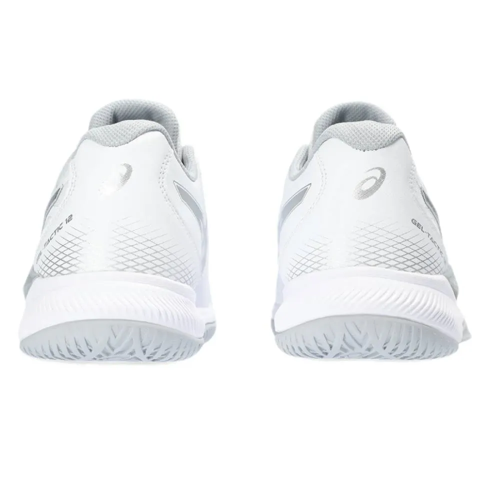 Asics Gel Tactic 12 Women's Indoor Court Shoe (White/Silver)