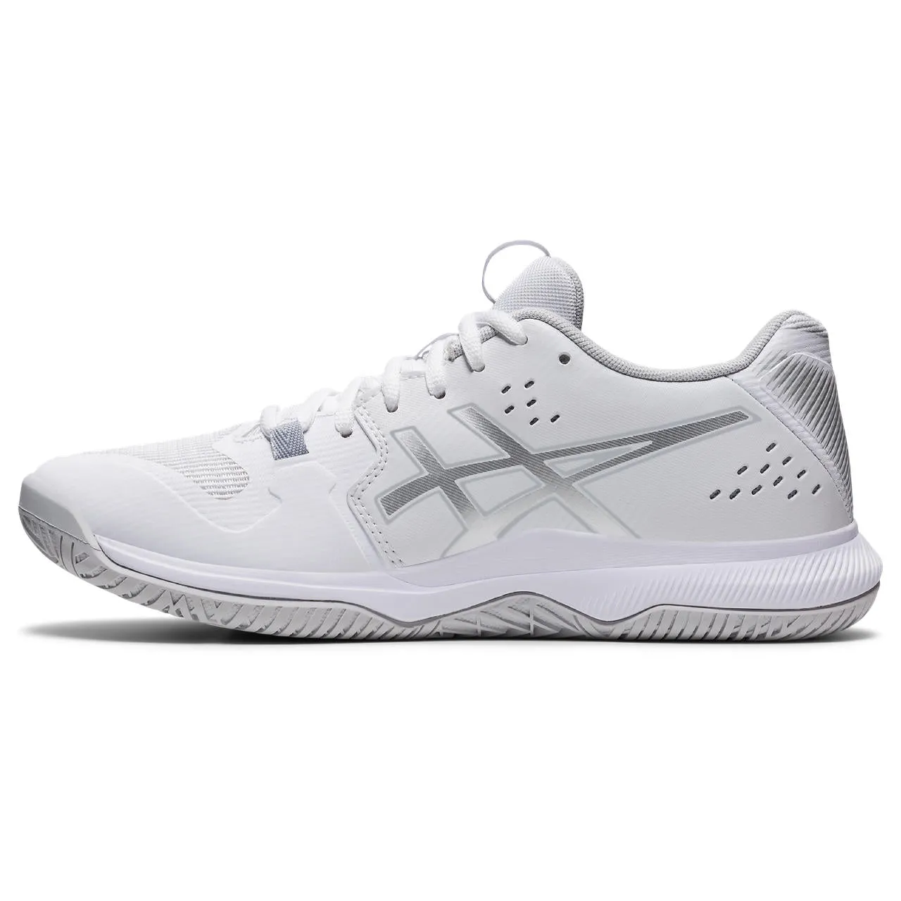 Asics Gel Tactic Women's Indoor Court Shoe (White/Silver)