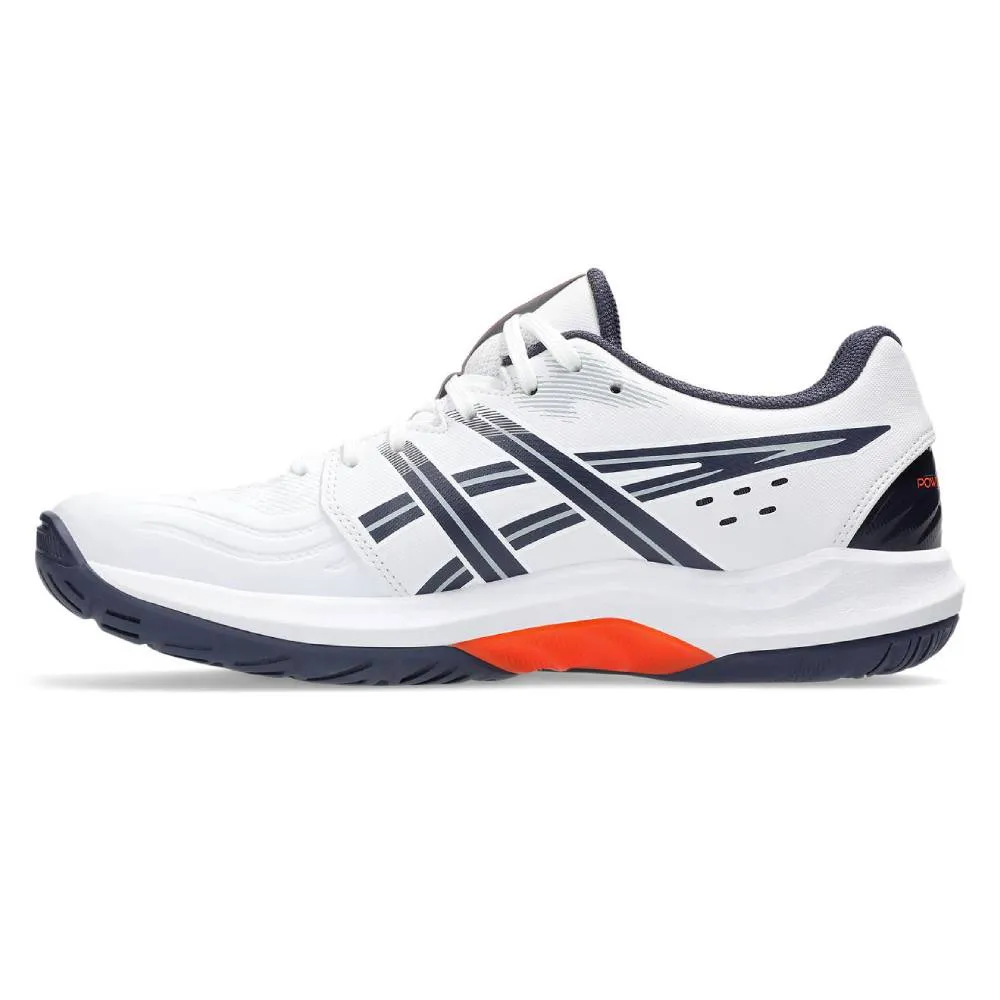 Asics Powerbreak FF Men's Indoor Court Shoe (White/Nova Orange)