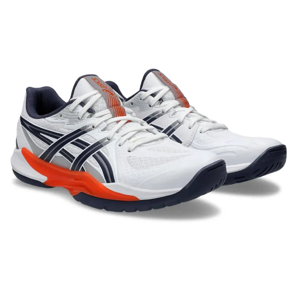 Asics Powerbreak FF Men's Indoor Court Shoe (White/Nova Orange)