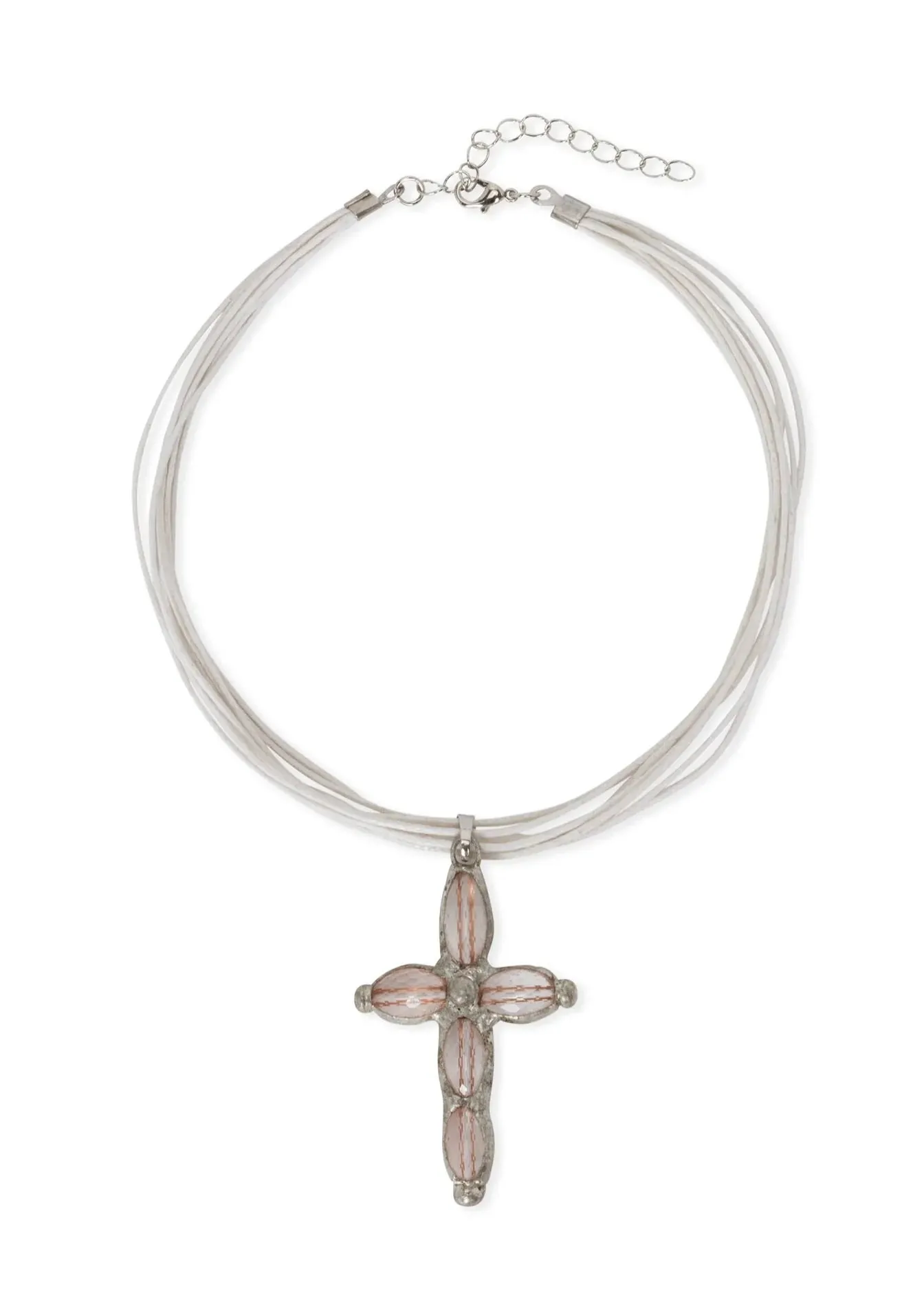 Aurora Multi-Cord Choker | White Rope