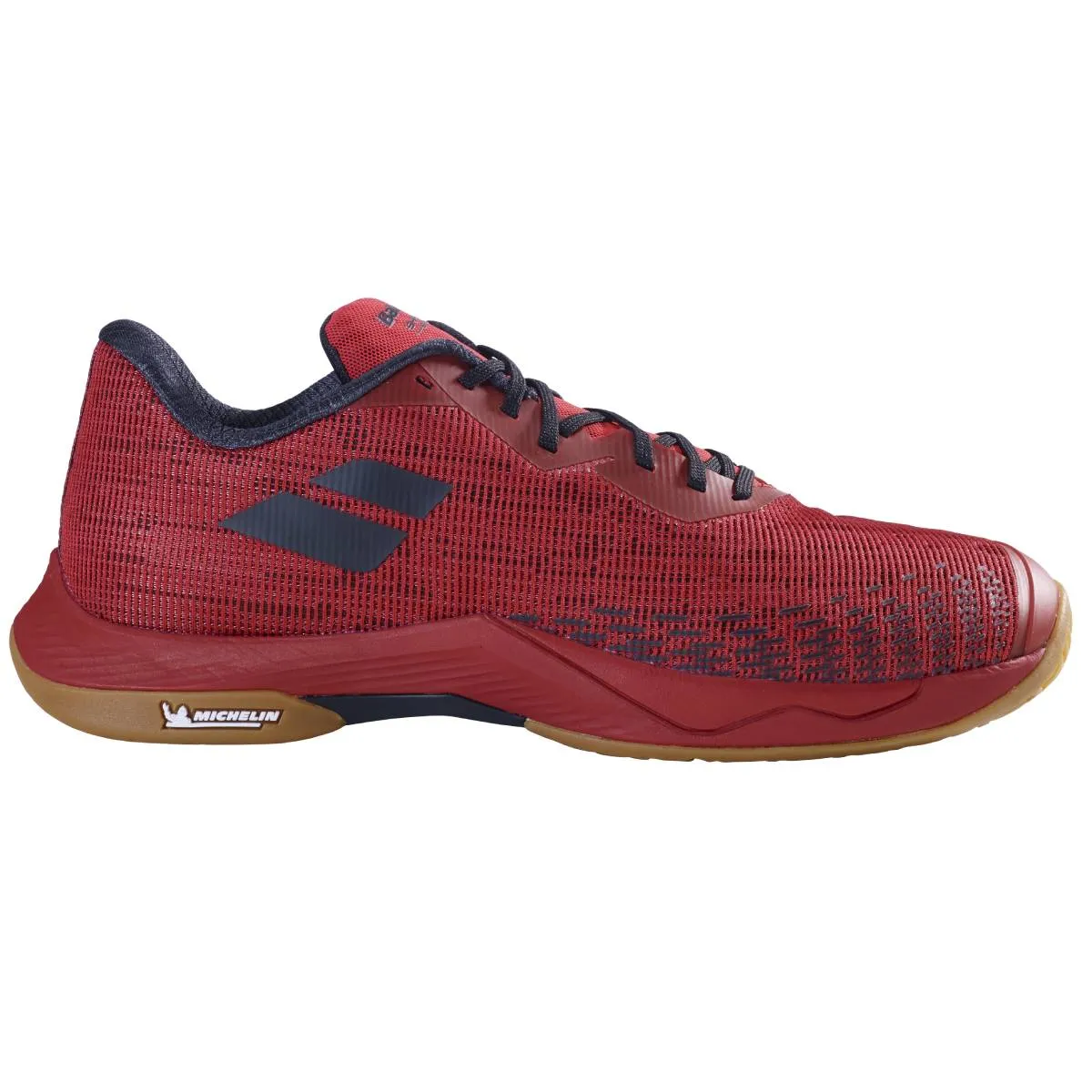 Babolat Shadow Spirit Men's Indoor Court Shoe (Black/Poppy Red)