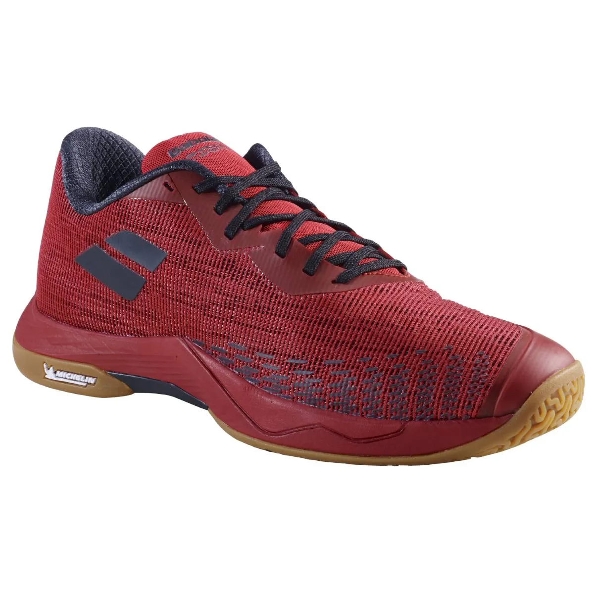 Babolat Shadow Spirit Men's Indoor Court Shoe (Black/Poppy Red)
