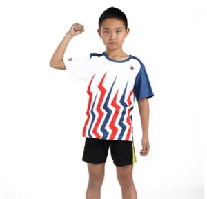 BADMINTON SHIRT, ANTI-SWEAT, LIGHTWEIGHT- JUNIOR