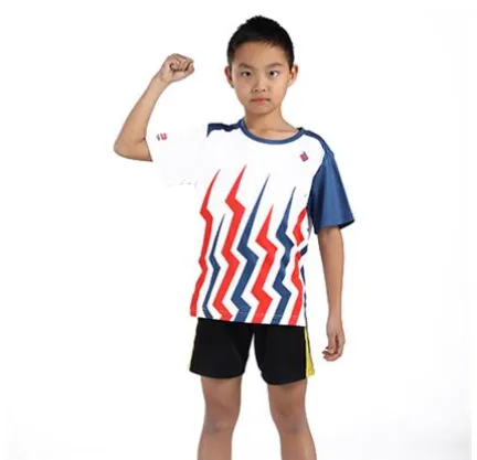 BADMINTON SHIRT, ANTI-SWEAT, LIGHTWEIGHT- JUNIOR