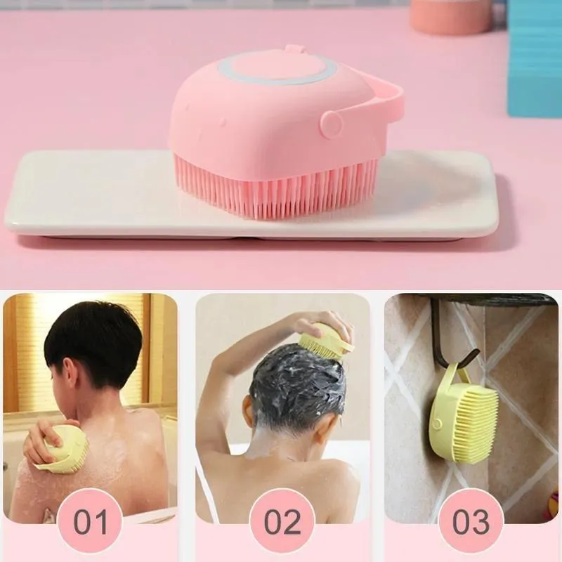 Bath brush silicone massage (Baby & Adults)