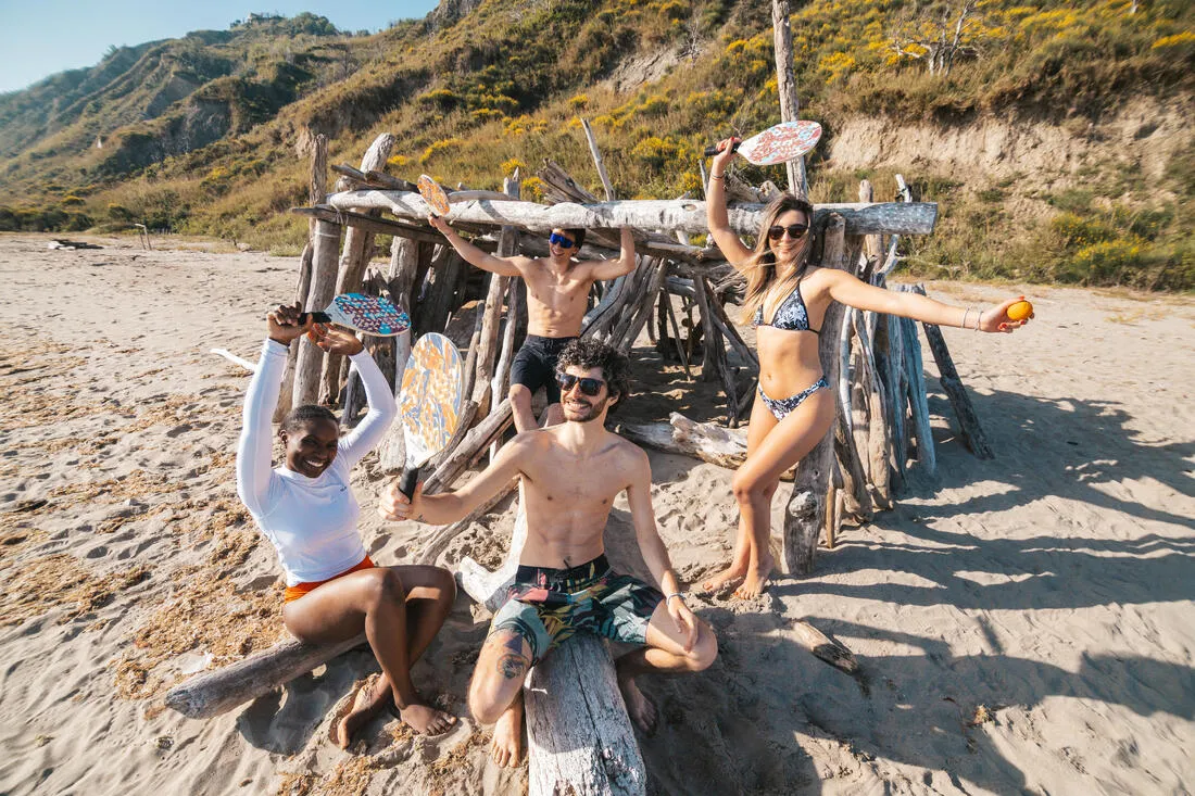 Beach Tennis Racket Set Experience
