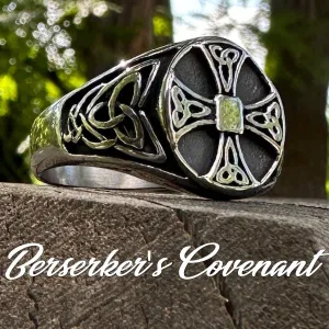 Berserker's Covenant - Viking Cross Ring (#223)
