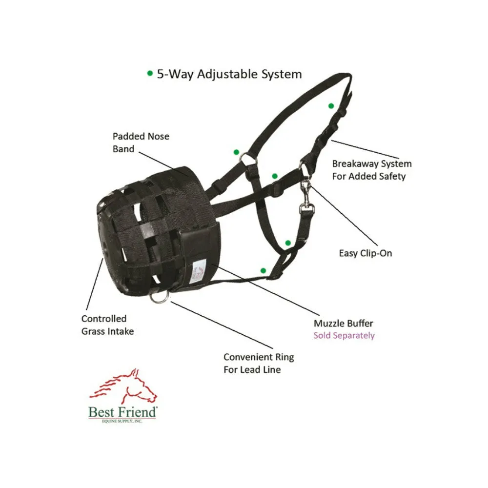 Best Friend Deluxe Grazing Muzzle with Halter