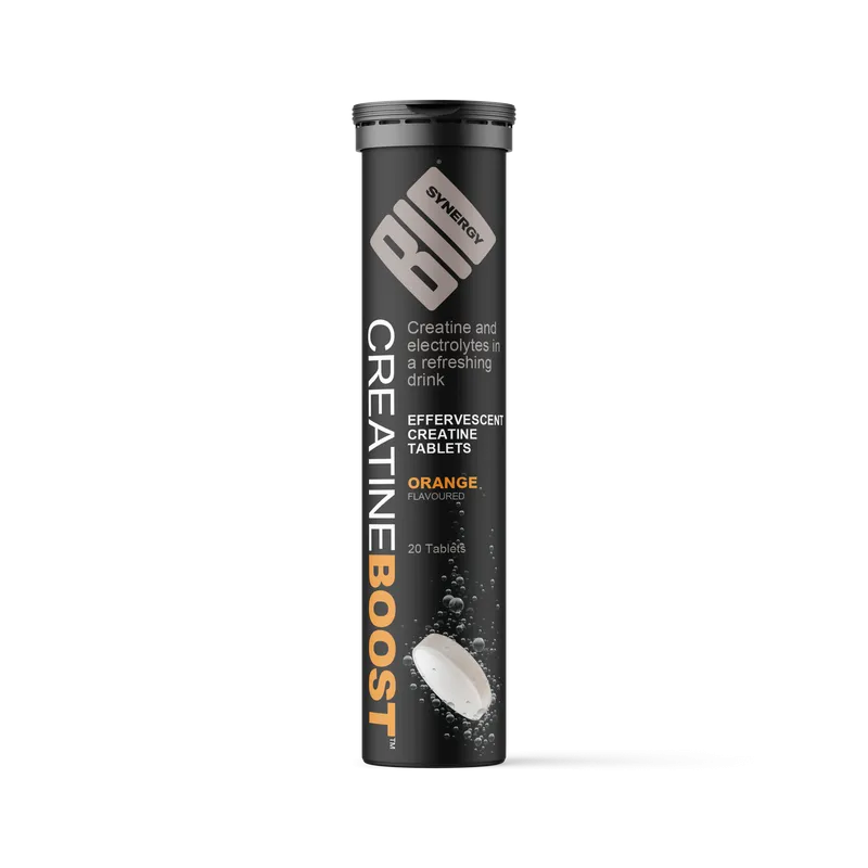 BIO-SYNERGY CREATINE BOOST EFFERVESCENT TABLETS ORANGE - TUBE OF 20 TABLETS