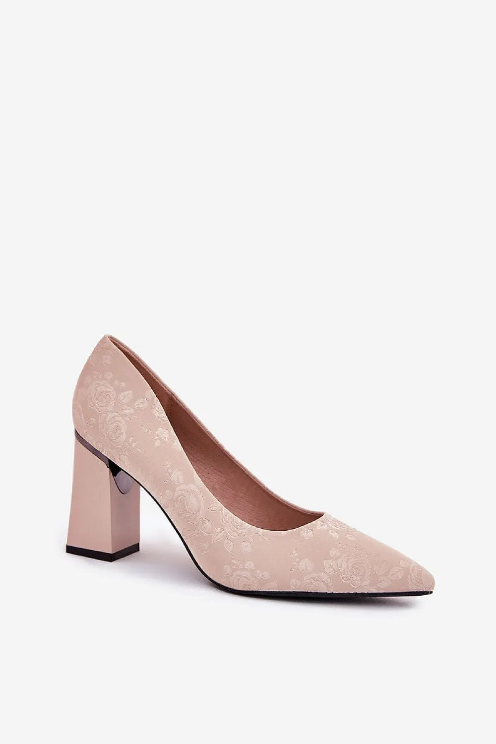 Block heel pumps Step in style