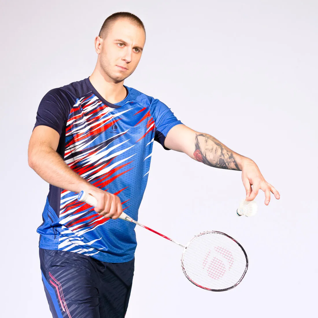 BR990 V Adult Badminton Racket - White