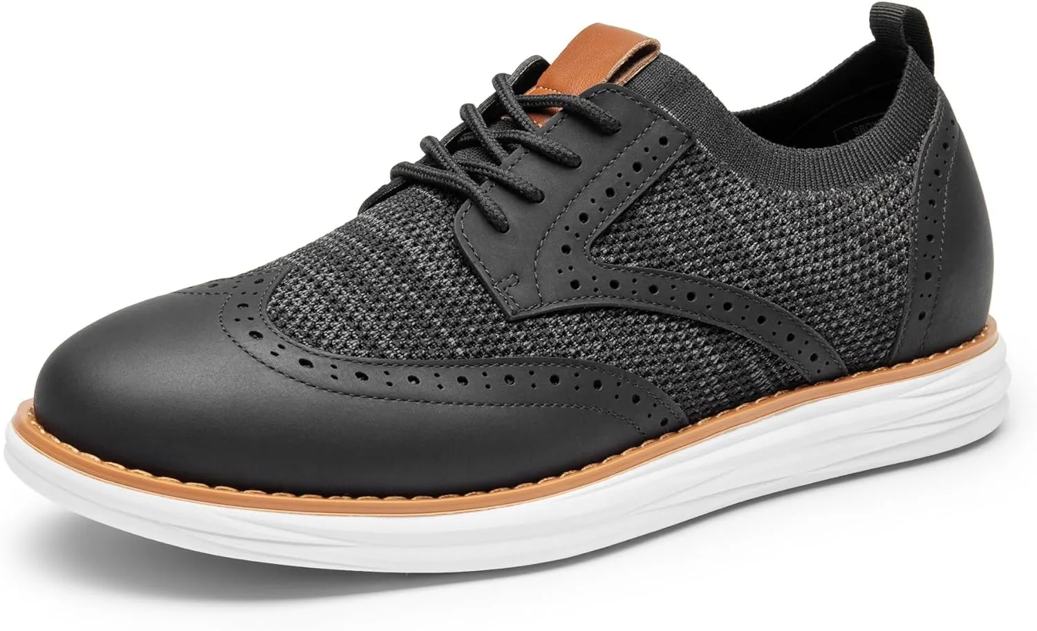 Bruno Marc Men's KnitFlex Craft Mesh Oxfords Sneakers Casual Dress Lace-Up Lightweight Walking Shoes